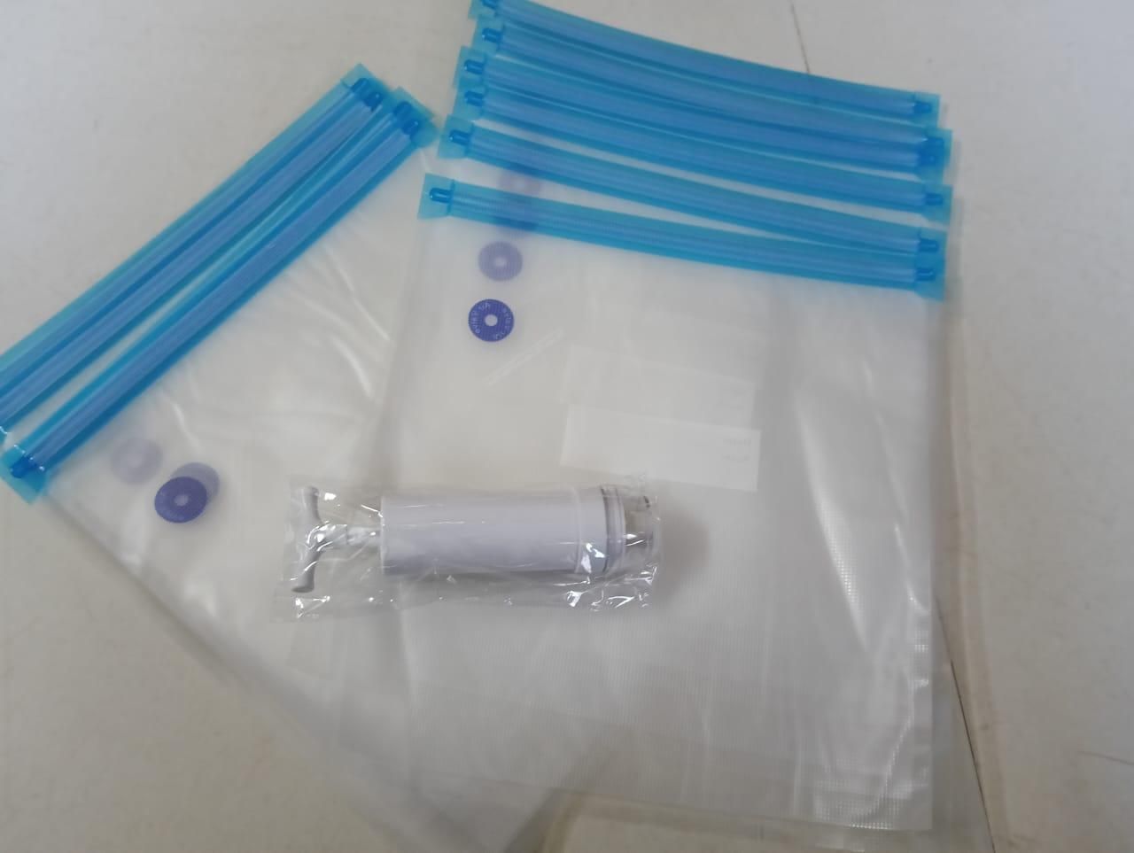 Vaccum Sealing Resealable food Vaccum Bags (Pack of 10 Bags)